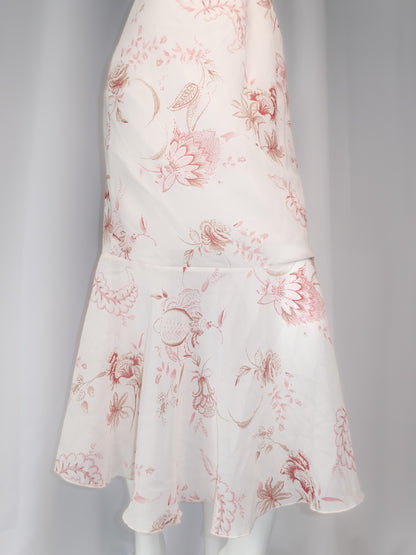 + Long mesh flower skirt +