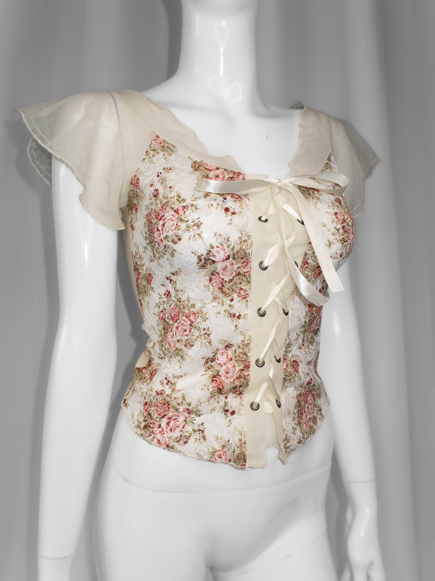 + Cream corset top +
