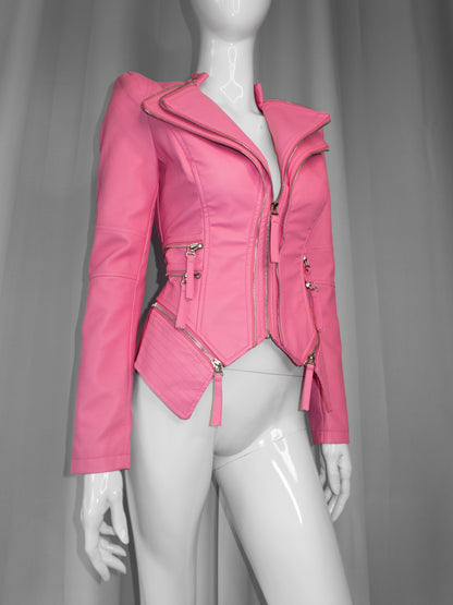 + Power shoulder jacket +
