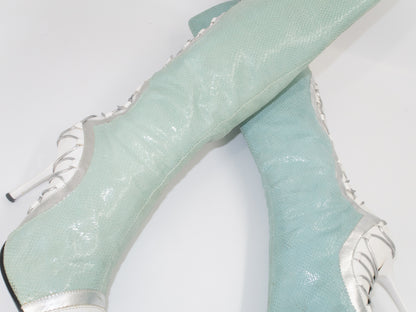 + Vintage mint boots +