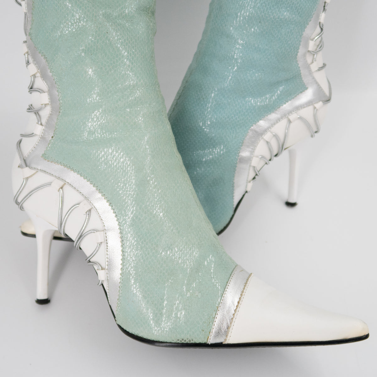 + Vintage mint boots +