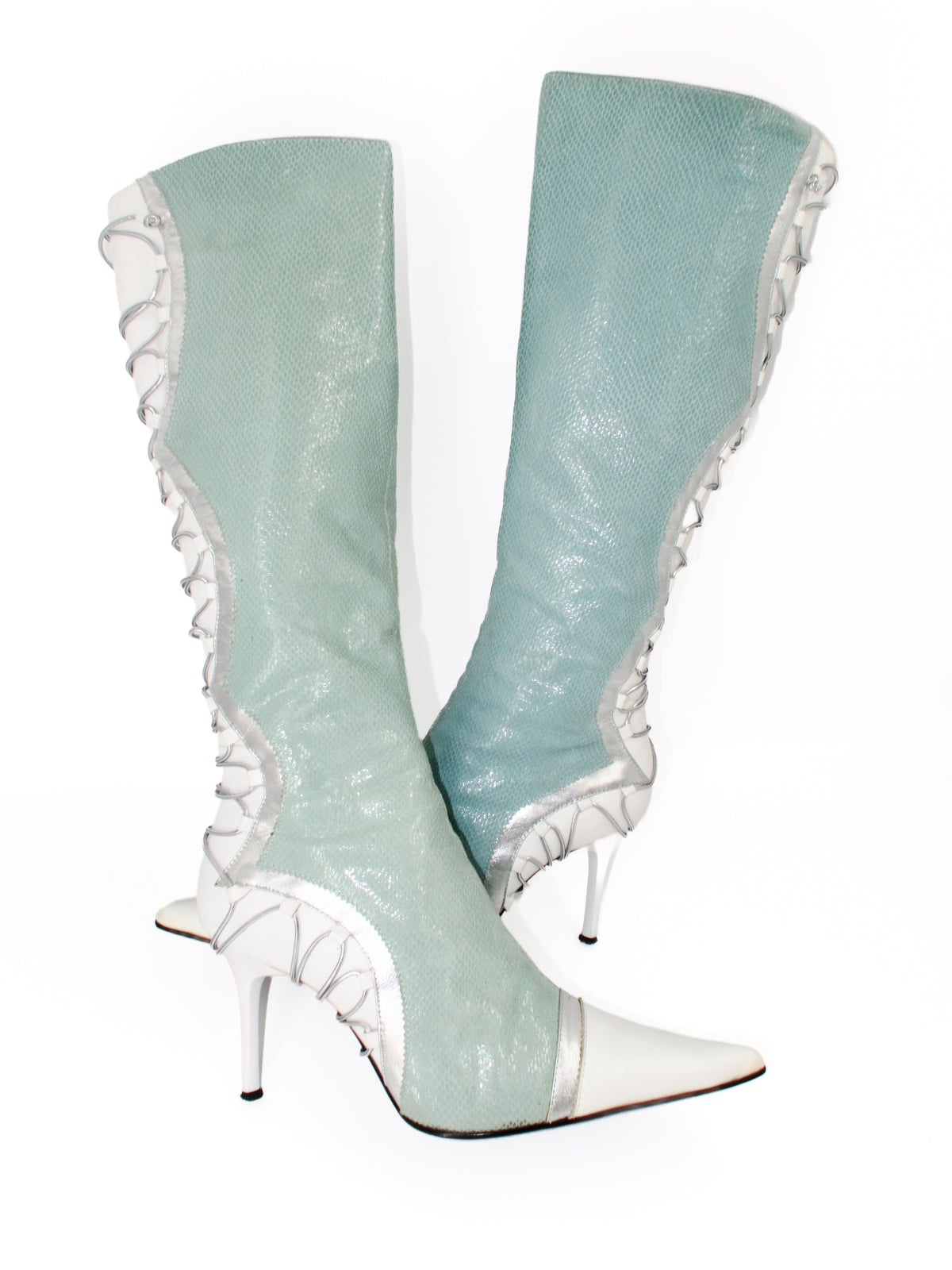 + Vintage mint boots +