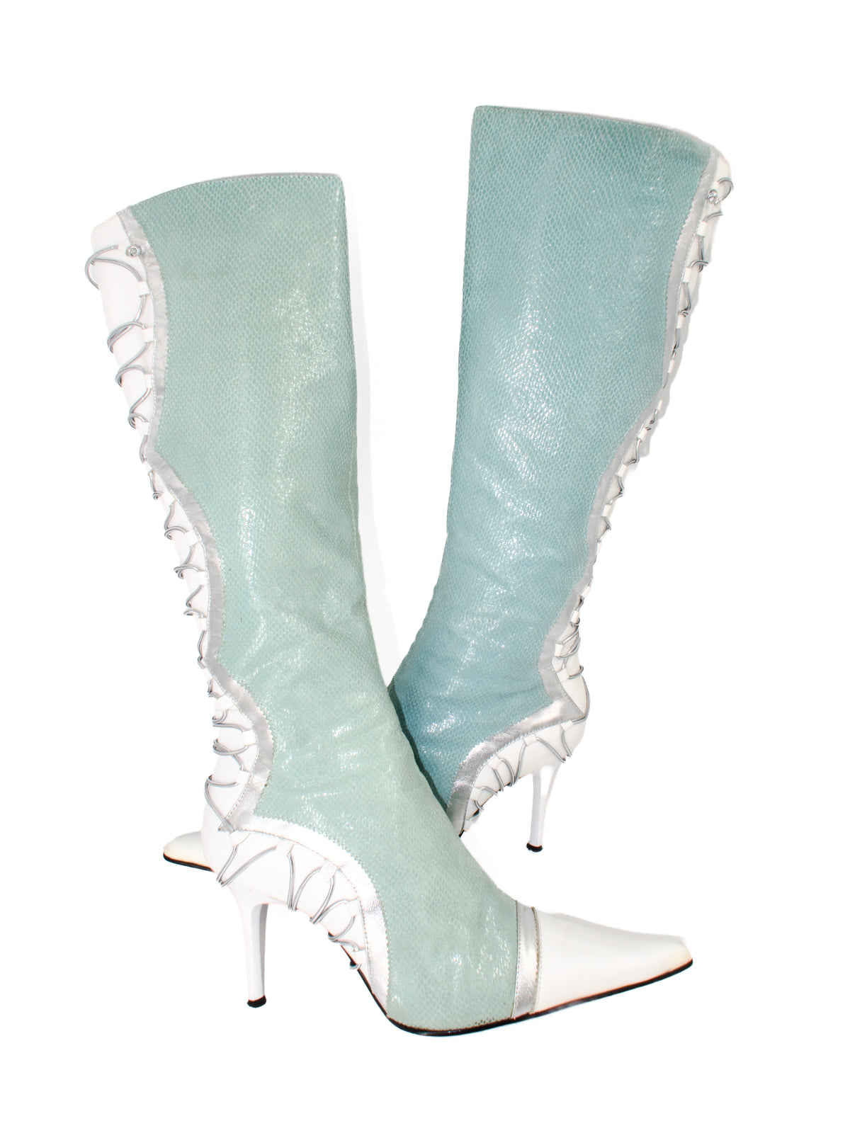+ Vintage mint boots +