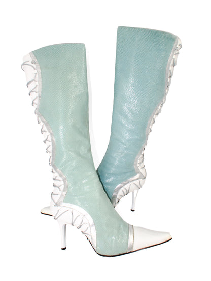 + Vintage mint boots +