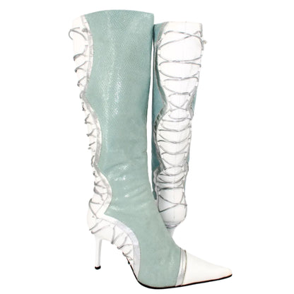 + Vintage mint boots +