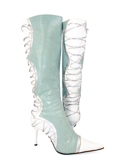 + Vintage mint boots +
