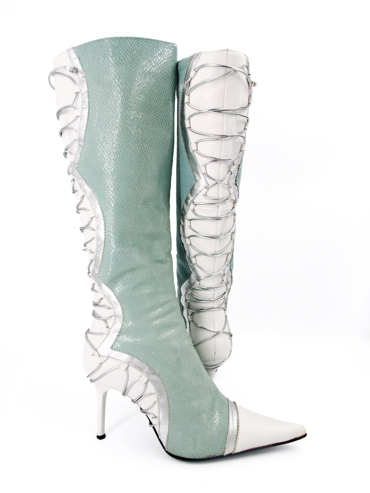 + Vintage mint boots +