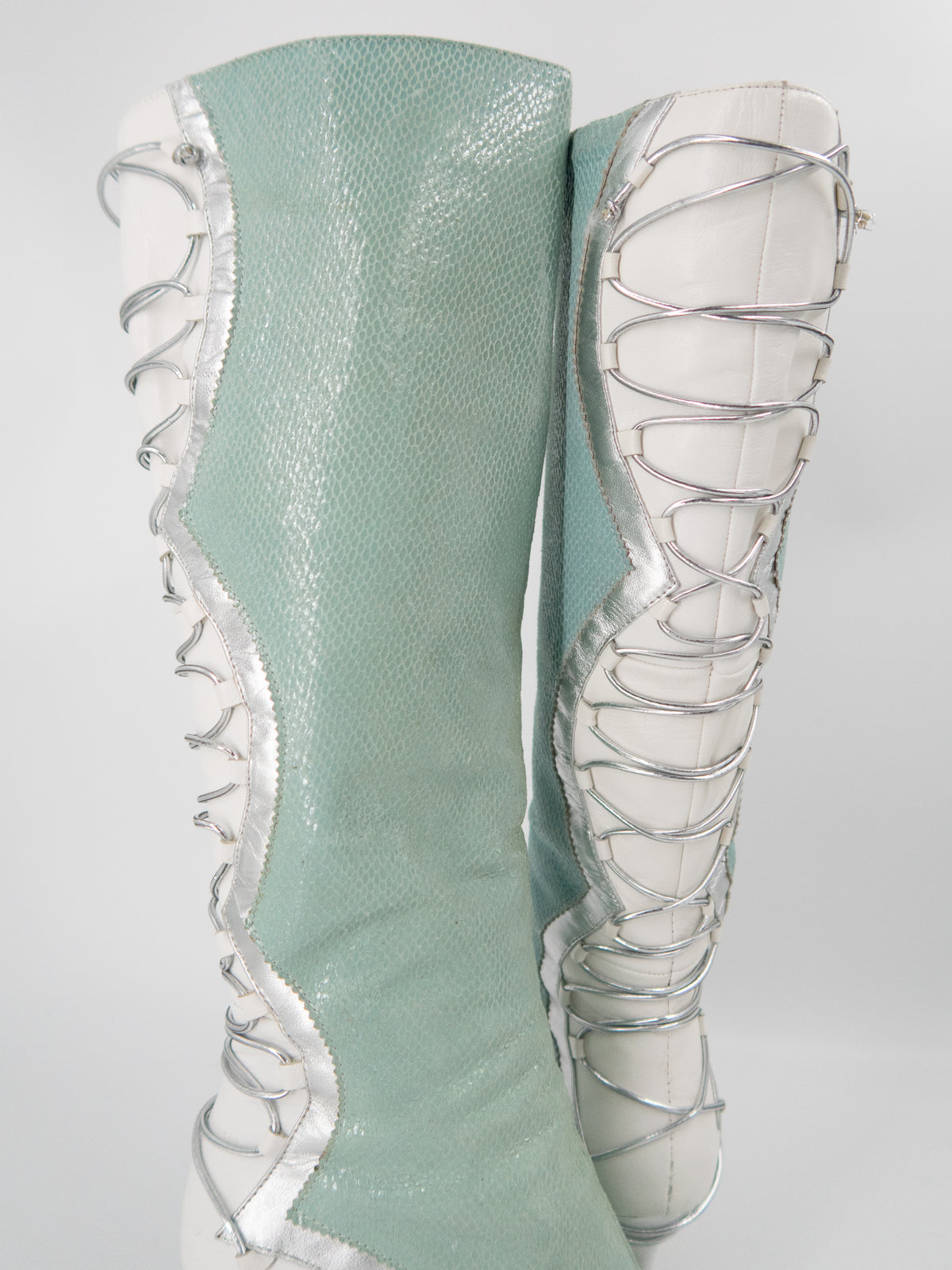 + Vintage mint boots +