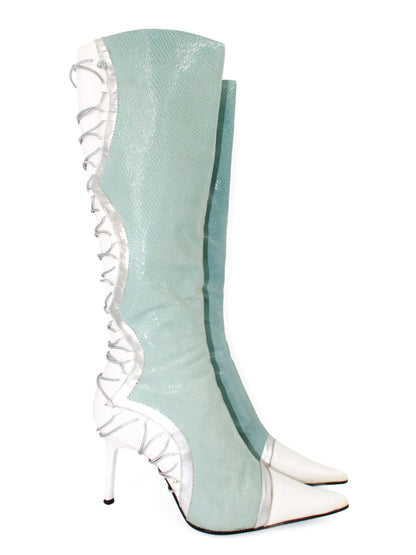 + Vintage mint boots +