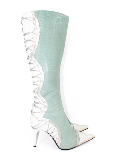 + Vintage mint boots +