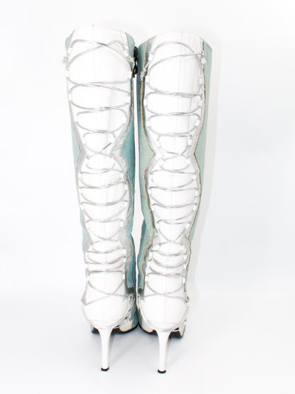 + Vintage mint boots +