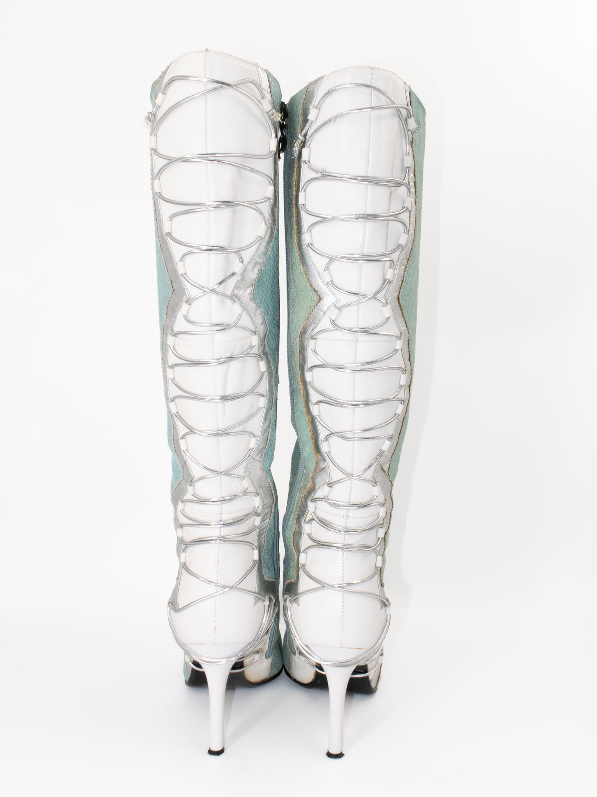 + Vintage mint boots +