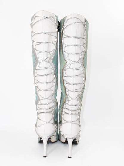 + Vintage mint boots +