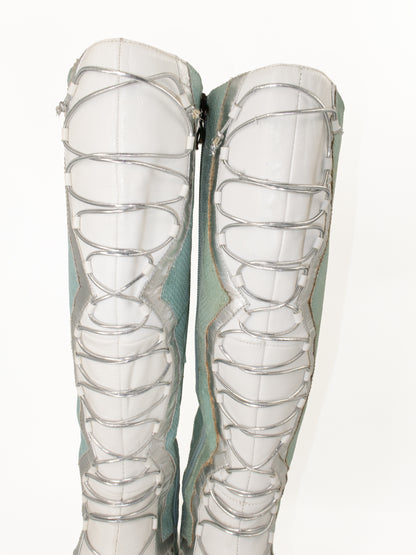+ Vintage mint boots +