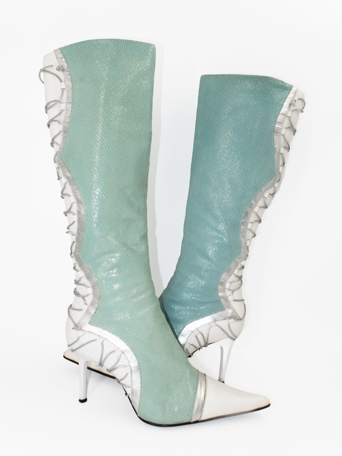 + Vintage mint boots +