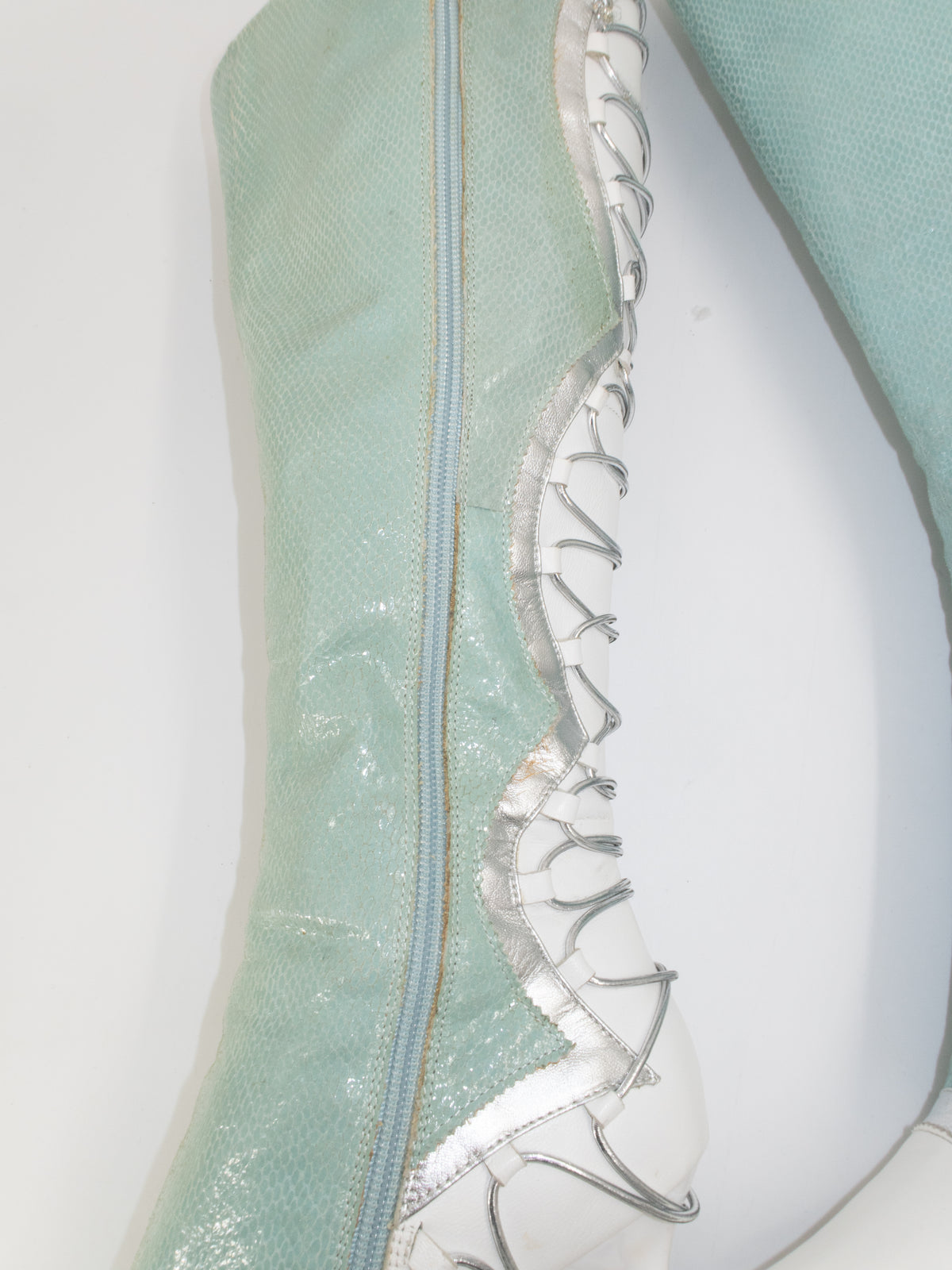 + Vintage mint boots +