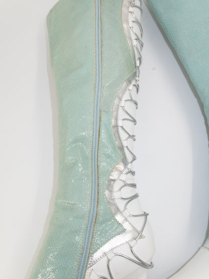 + Vintage mint boots +