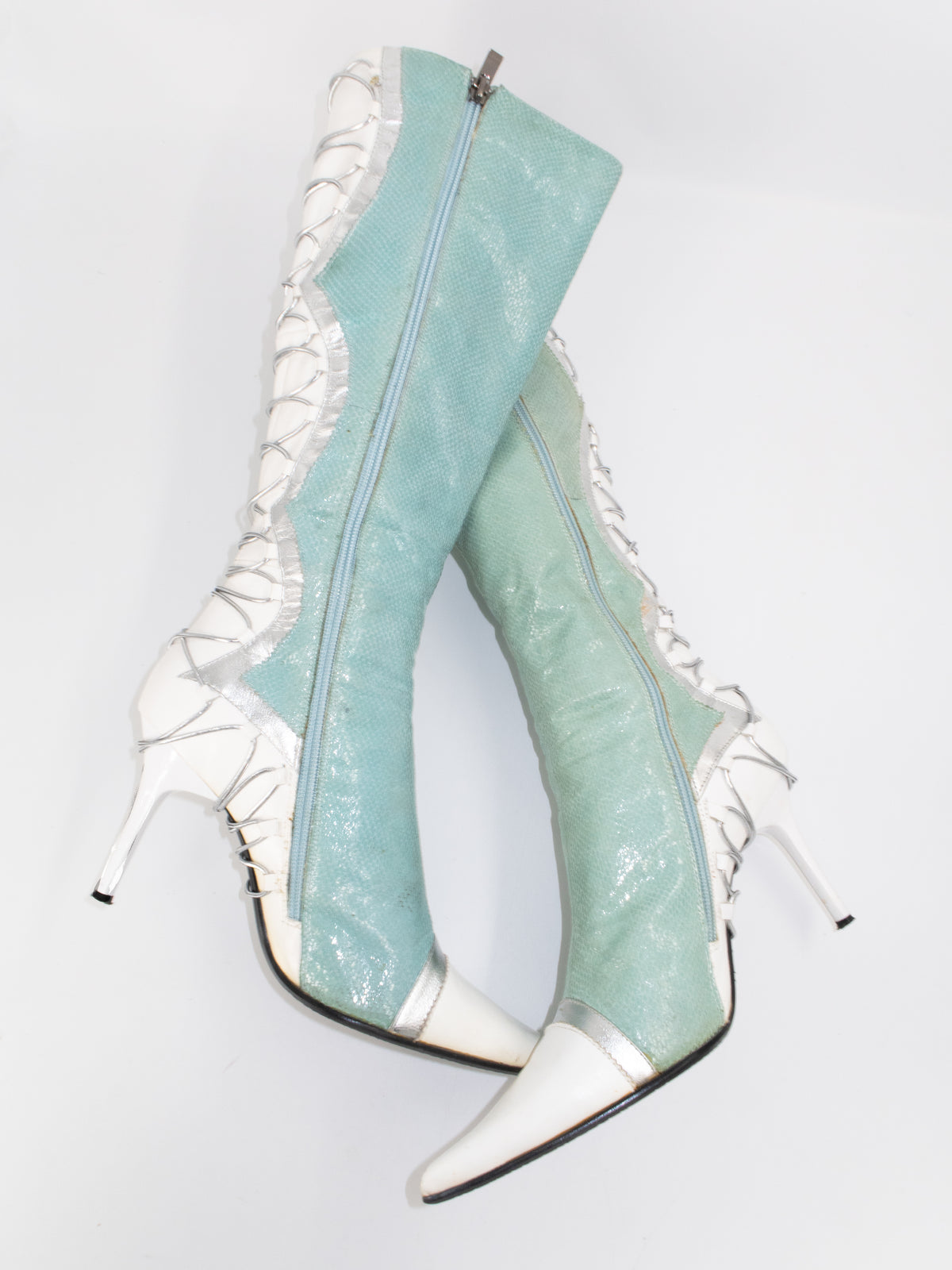 + Vintage mint boots +