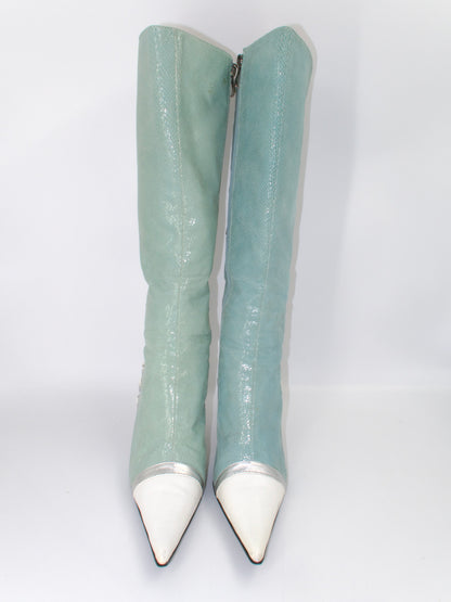 + Vintage mint boots +