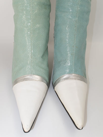 + Vintage mint boots +