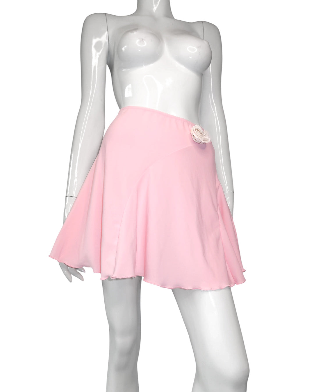 + Mini pink rose skirt +