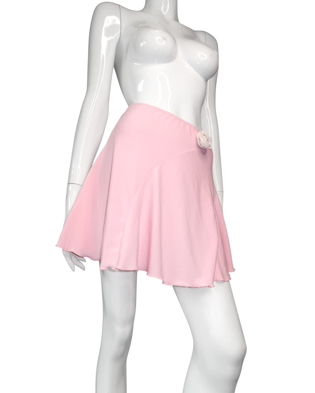 + Mini pink rose skirt +