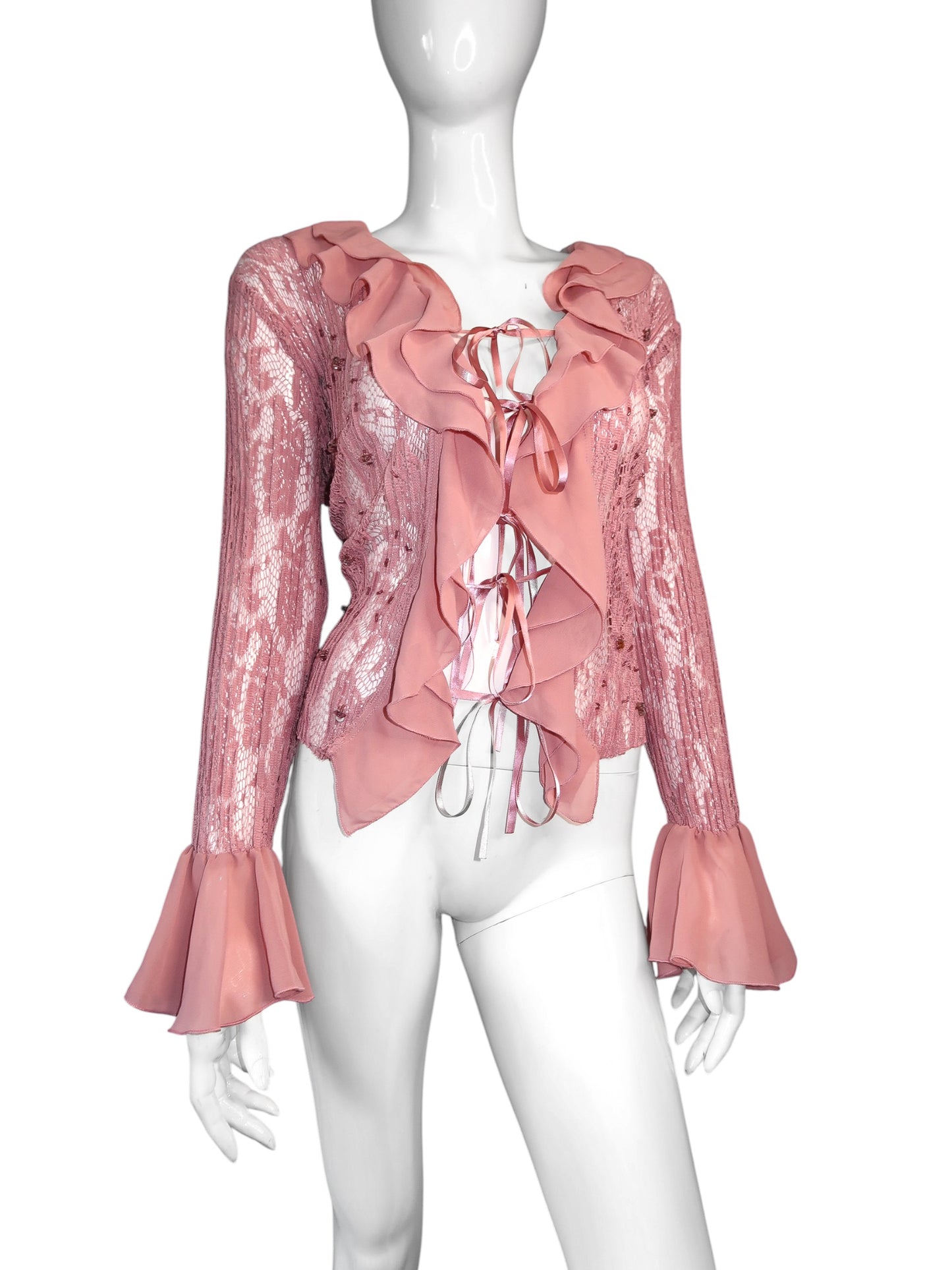 + Dust pink blouse +