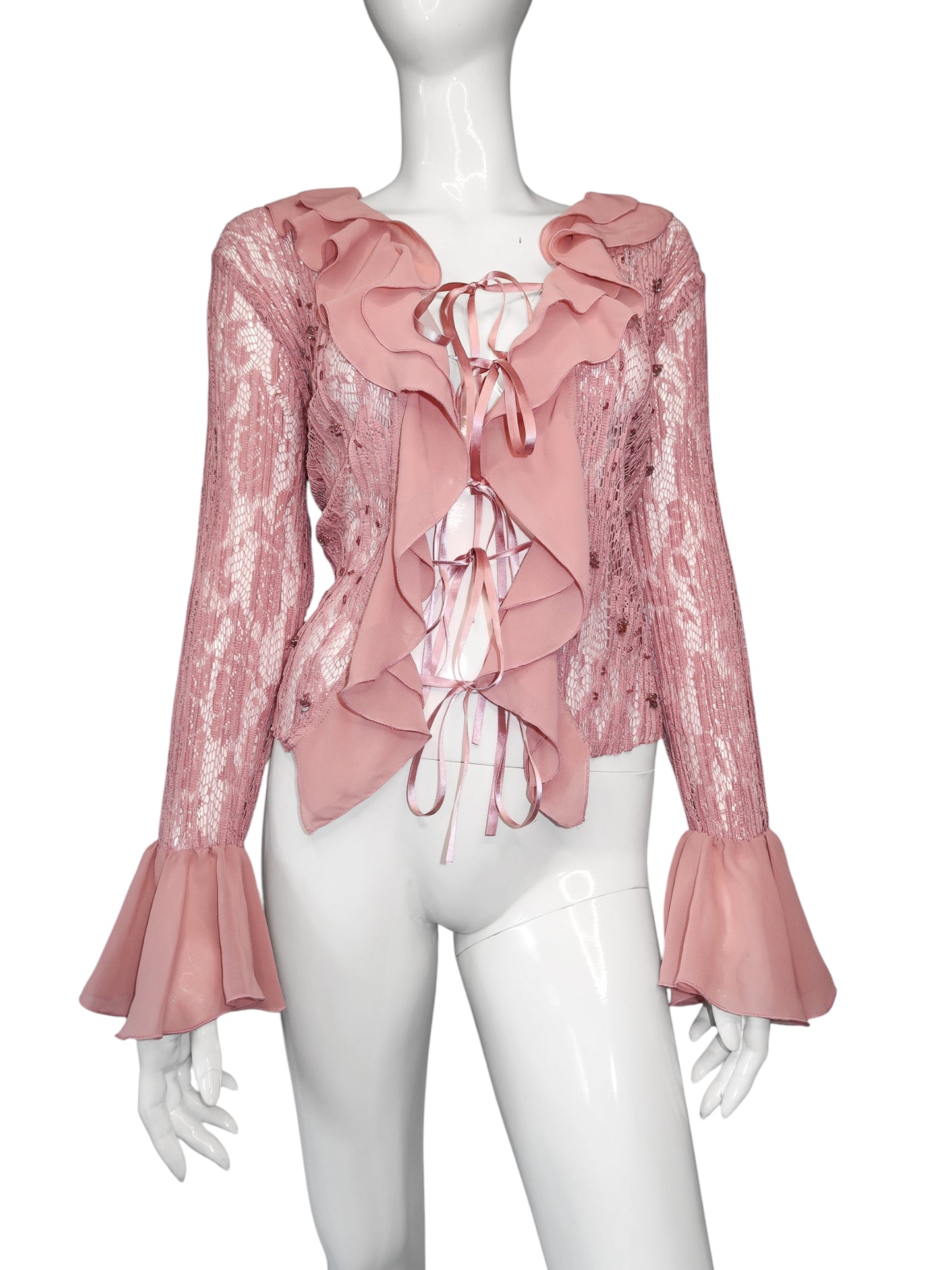 + Dust pink blouse +